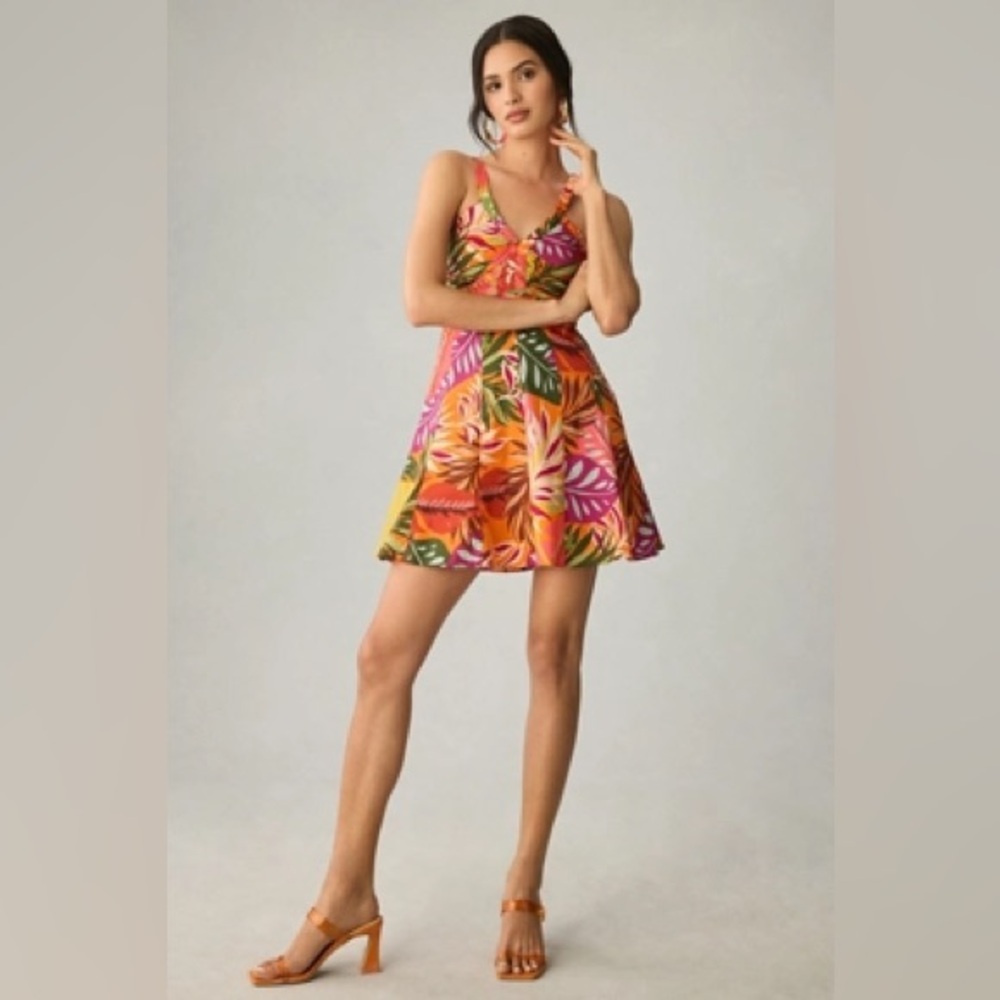Maeve Printed Ruched Dress | Anthropologie
Size 8, WORN ONCE!